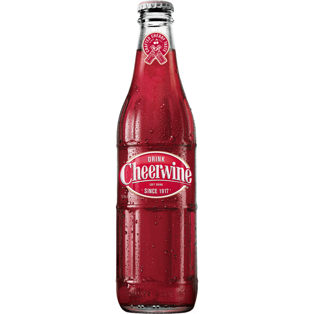 Cheerwine Cherry Soft Drink 12 Fl. Oz. Glass Bottle