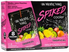 Big Machine Vodka Spiked Cooler Tropical Pouches (8x200ml)