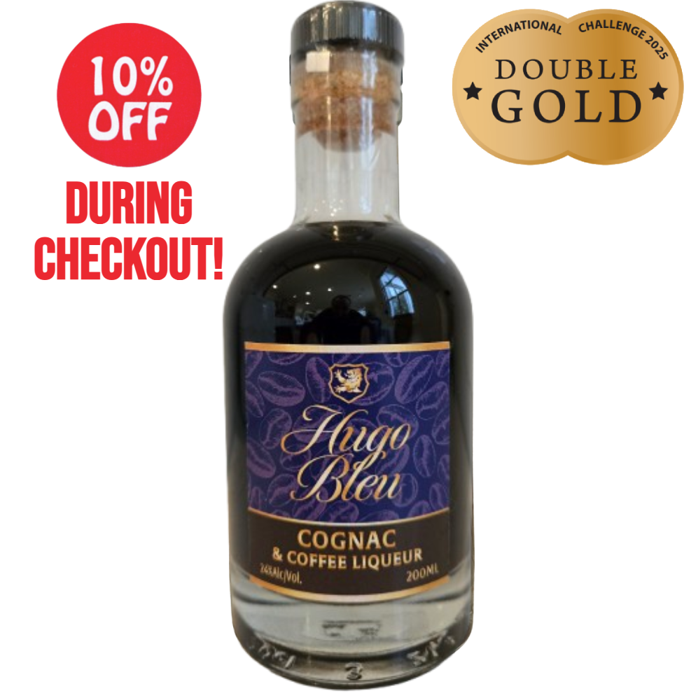 Hugo Bleu Cognac & Coffee Liqueur (200ml)