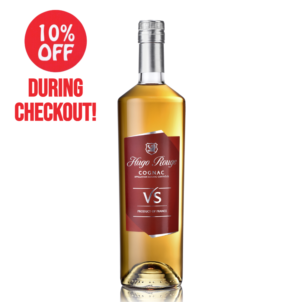Hugo Rouge VS Cognac Aged 3 Years (200ml)