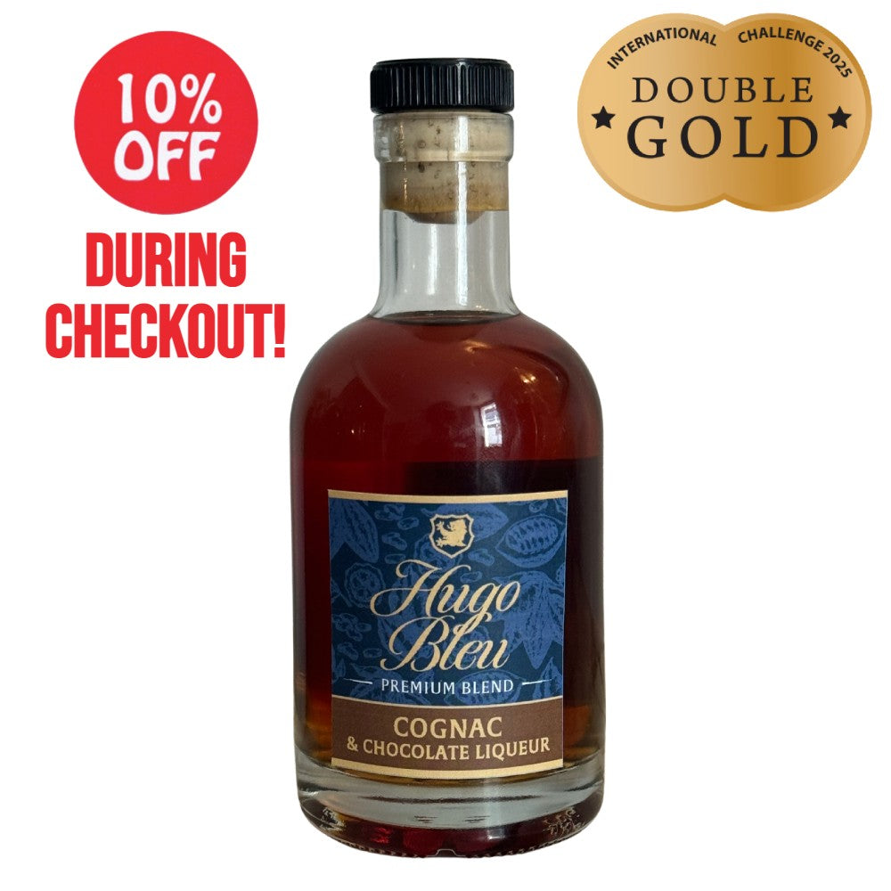 Hugo Bleu Cognac & Chocolate Liqueur (200ml)