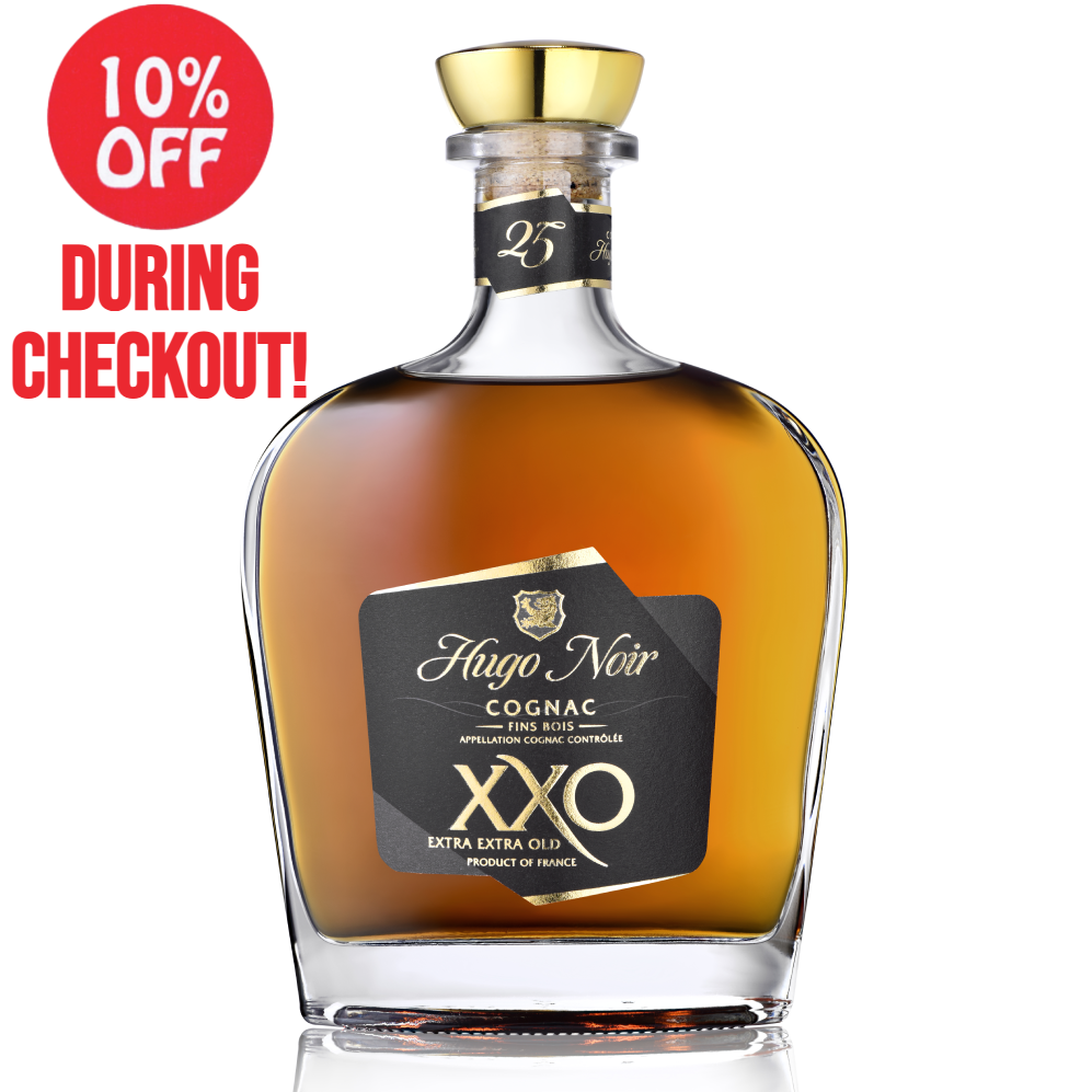 Hugo Noir XXO Cognac Aged 25 Years (700ml)
