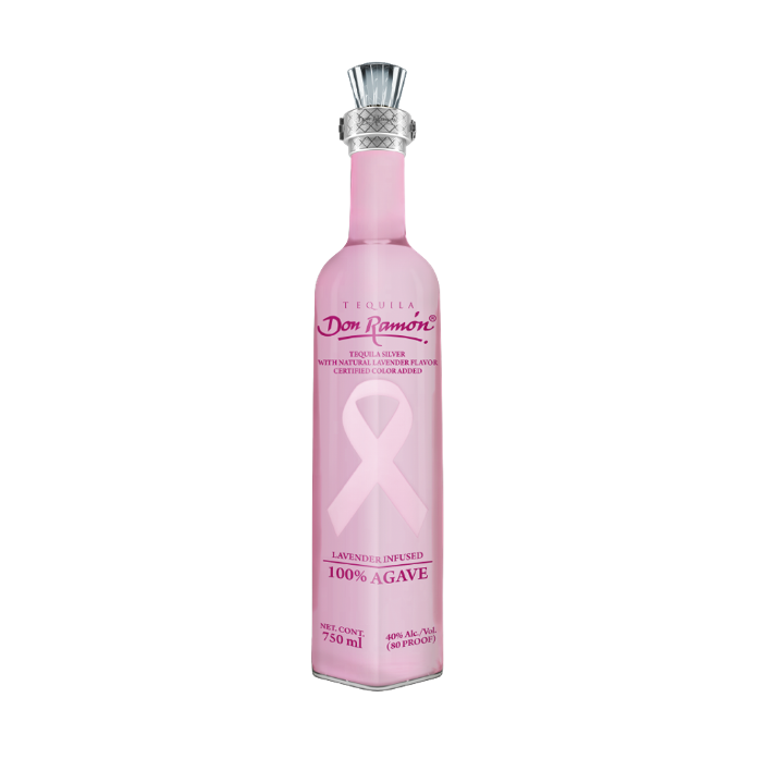 Don Ramon Lavender Infused Tequila (Breast Cancer Logo) (750ml)