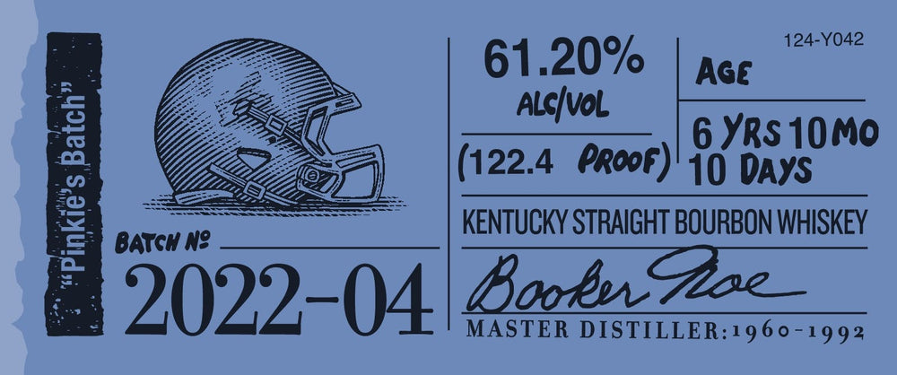 Booker's Batch 2022-04 'Pinkie's Batch' Kentucky Straight Bourbon Whiskey (750ml)