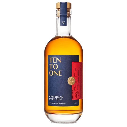 Ten To One Caribbean Dark Rum 750ml – Kings Wine and Spirit