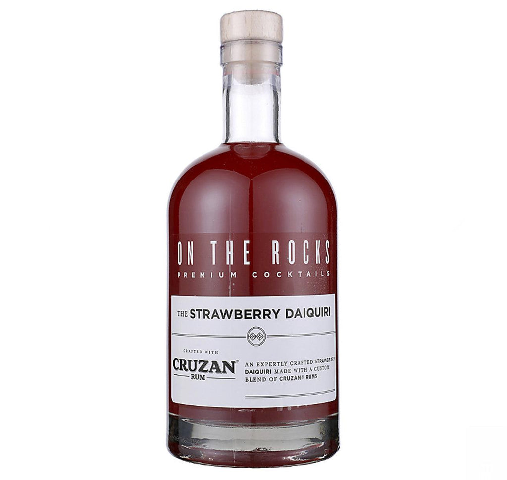 On The Rocks Strawberry Daiquiri Cruzan Rum Cocktail 750ml – Kings Wine ...