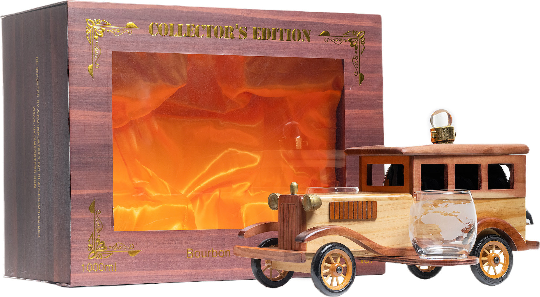 Antique Car American Bourbon Gift Pack 1L