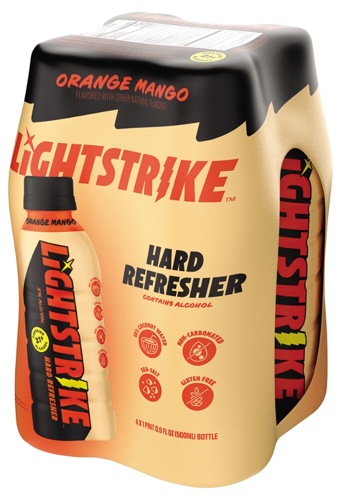 Lightstrike Hard Refresher Orange Mango (4x500ml)