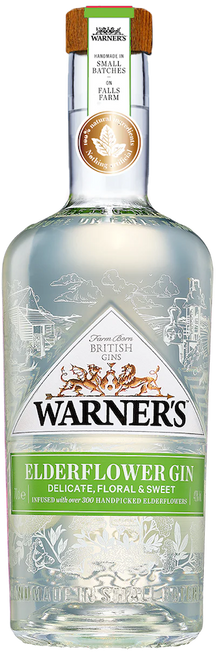 Warner's Elderflower Flavoured Gin 750ml