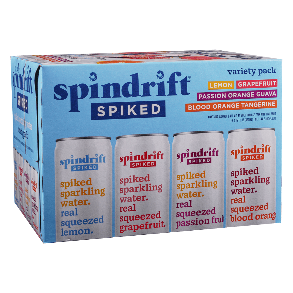 Spindrift Spiked Sparkling Water Variety Pack (12pk)