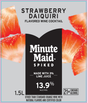 Minute Maid Spiked Strawberry Daiquiri Flavored Wine Cocktail (1.5L)