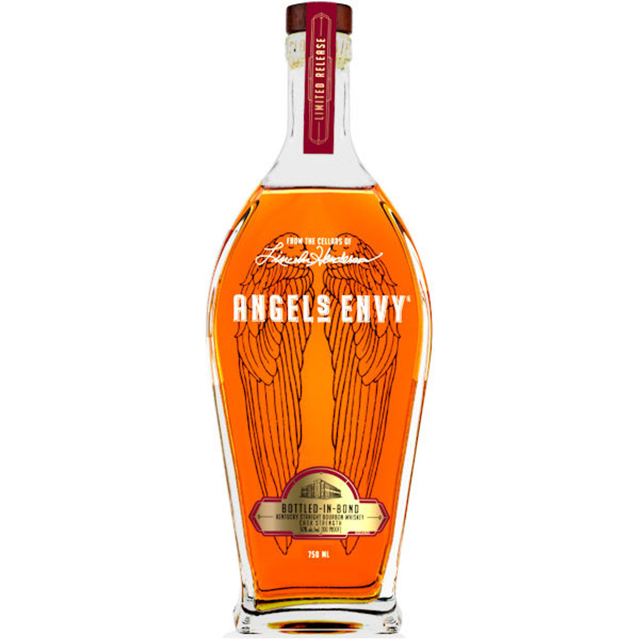 Angel's Envy Bottled In Bond Cask Strength Bourbon Whiskey 750ml