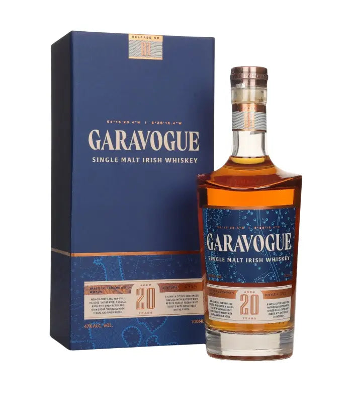 Garavogue 20 Year Old Single Malt Irish Whiskey Release No. 01 (700ml)