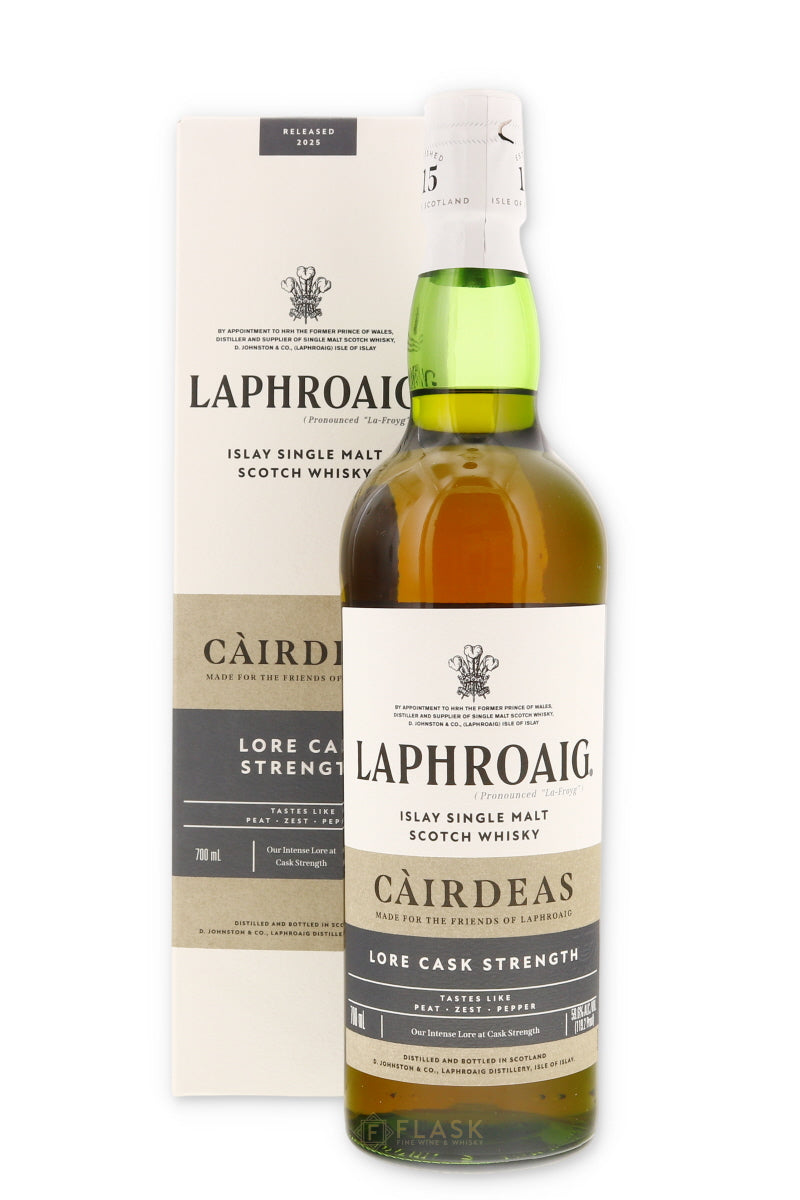 Laphroaig Single Malt Scotch Lore Cask Strength Cairdeas 119.2 700ml.