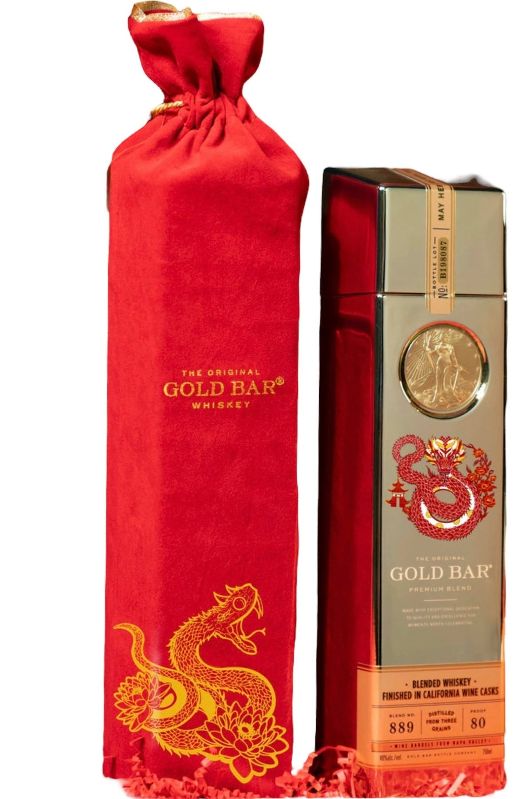 Gold Bar Lunar New Year Of The Snake 2025 Whiskey 750 ML