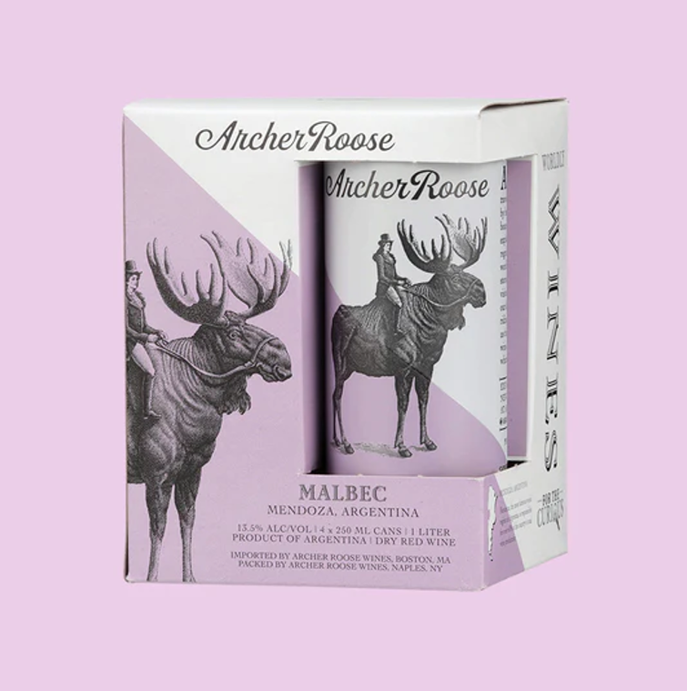 Archer Roose Malbec Canned Wine (4pk) 