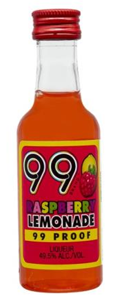 99 Brand Raspberry Lemonade Liqueur (12x50ml) – Kings Wine and Spirit