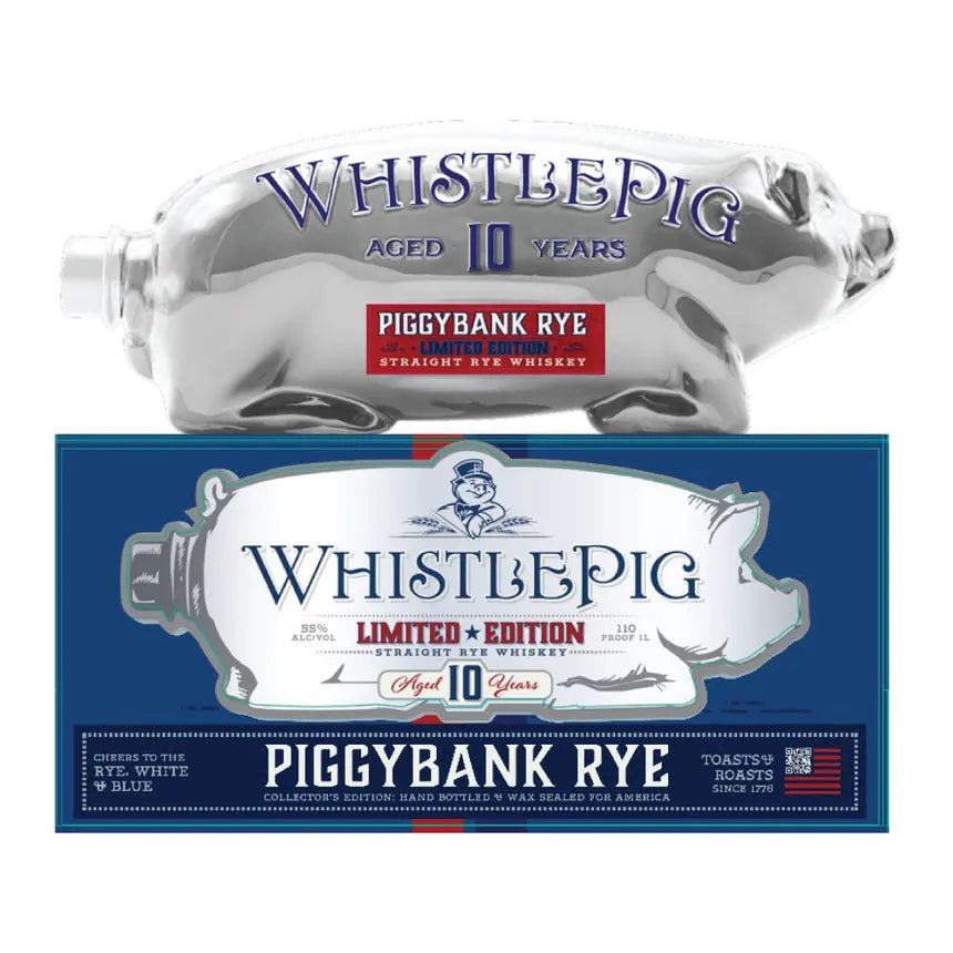 WhistlePig Limited Edition Straight Rye Whiskey Aged 10 Years Piggybank Rye (1L)