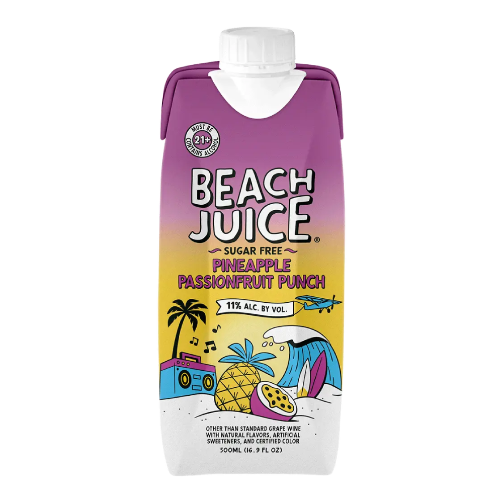 Beach Juice Pineapple Passionfruit Punch (500ml)