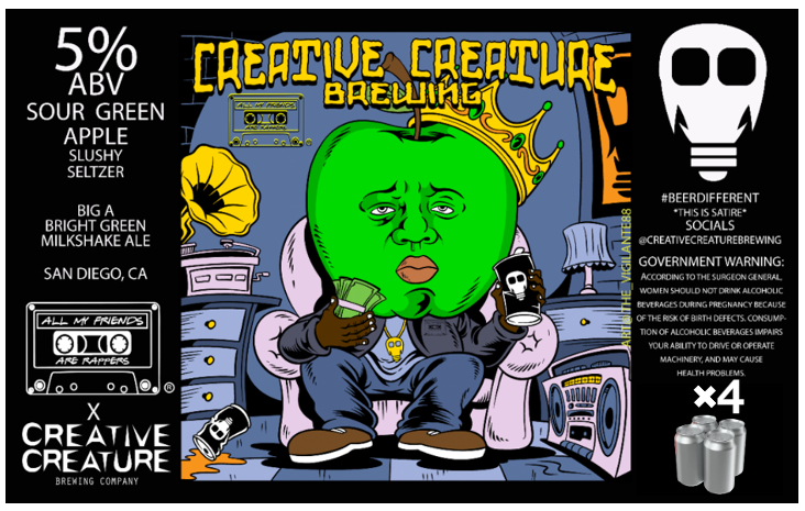 Creative Creature Brewing Big A Sour Apple (4pk)