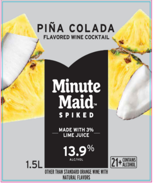 Minute Maid Spiked Pina Colada Flavored Wine Cocktail (1.5L)
