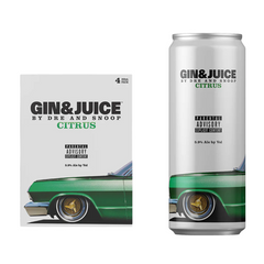 Gin & Juice by Dre and Snoop Citrus (4x355ml)