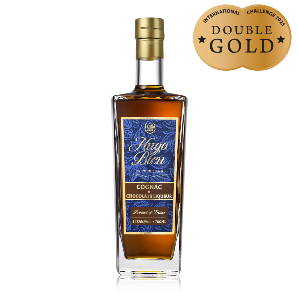 Hugo Bleu Cognac & Chocolate Liqueur (700ml)