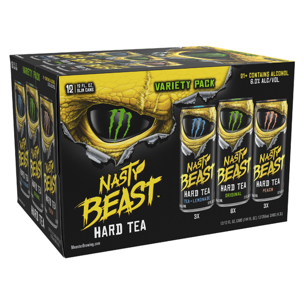 Monster Beast Nasty Beast Hard Tea Variety Pack (12pk) – Kings