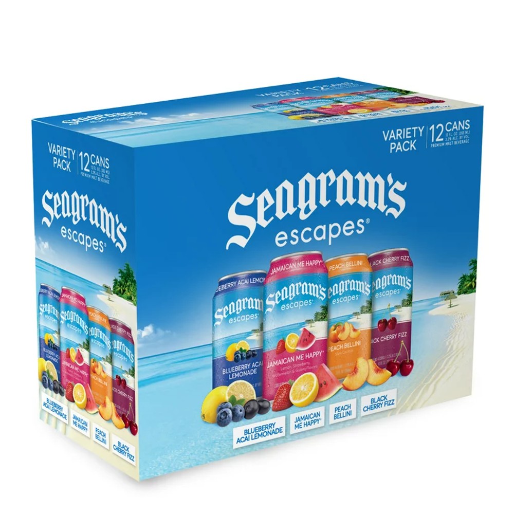 Seagram's Escapes Hard Seltzer Variety Pack (12pk)