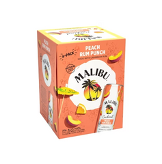 Malibu Peach Rum Punch Cocktails (4pk) 