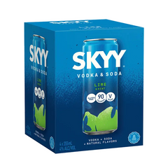 Skyy Vodka Soda - Lime & Mint (4x355ml)