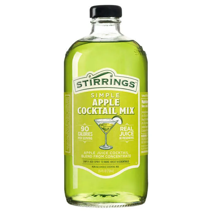 Stirrings Apple Cocktail Mix (750ml)