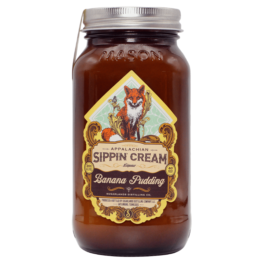 Sugarlands Appalachian Sipping Cream Banana Pudding Liqueur (750ml)