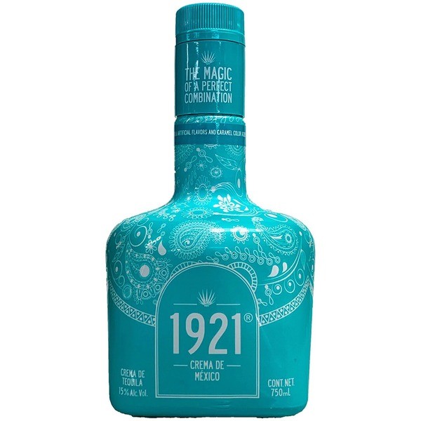 1921 Cream Tequila Aqua Bottle 750ml
