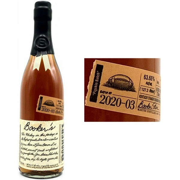 Booker's Uncut & Unfiltered Kentucky Straight Bourbon Whiskey - Batch No. 2020-03 750ml