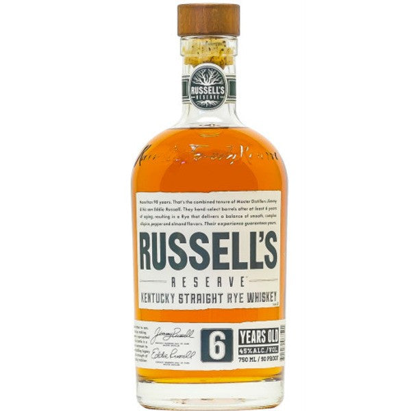 Russell's Reserve Kentucky Straight Rye Whiskey - Aged 6 Years 750ml