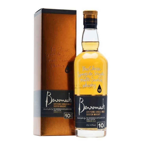 Benromach Speyside Single Malt Scotch Whisky - Aged 10 Years 750ml