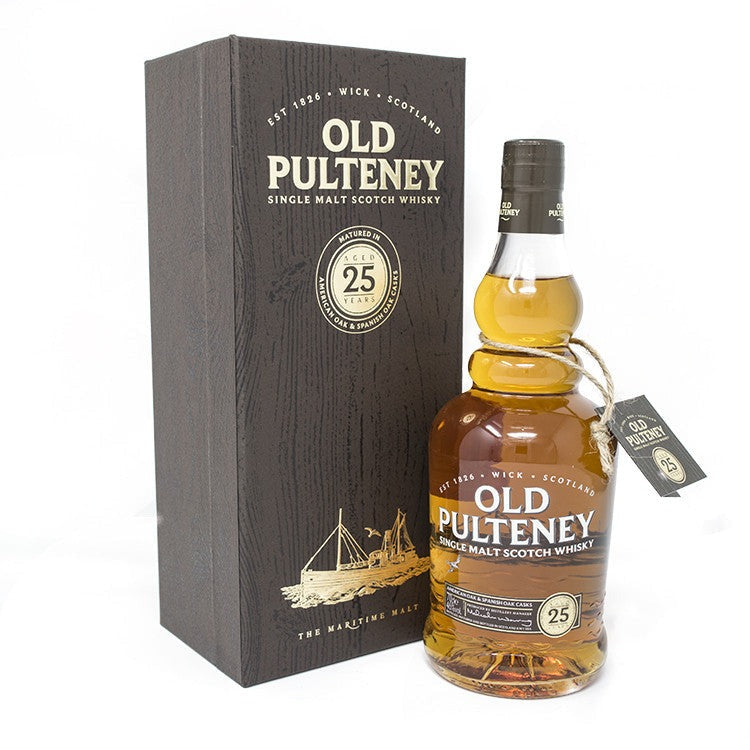 Pulteney 25 Year Old Single Malt Scotch Whisky 750ml