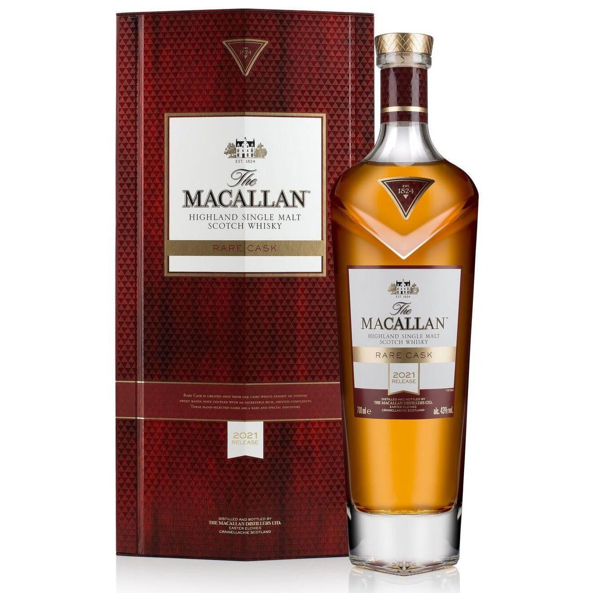 The Macallan Rare Cask Highland Single Malt Scotch Whisky 2021 Release 750ml