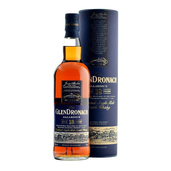 The GlenDronach Allardice Single Malt Scotch Whisky - Aged 18 Years 750ml