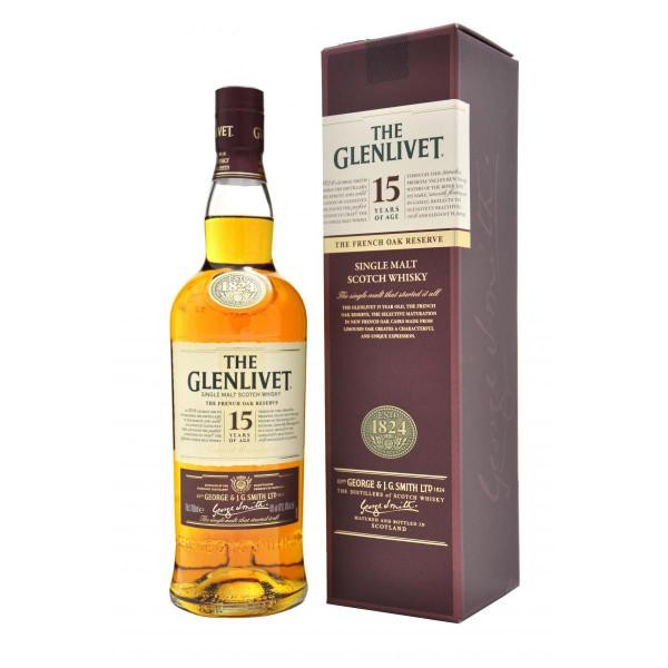 The Glenlivet French Oak Reserve 15 Year Old - Single Malt Scotch Whisky 750ml