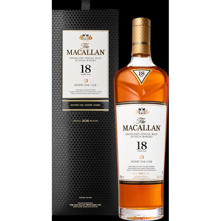 The Macallan 18 Year Sherry Oak Highland (750ml) main image 1