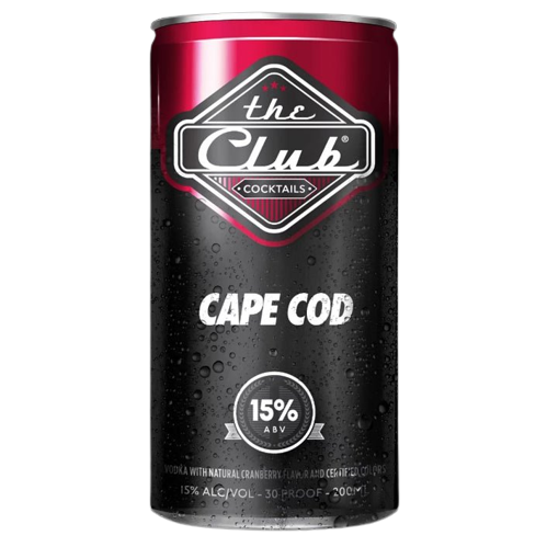 The Club Cocktails Cape Cod (200ml) Kings Wine and Spirits – Kings Wine ...