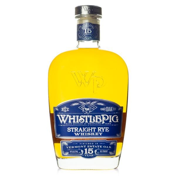 WhistlePig 15 year Old Vermont Estate Oak Rye Whiskey 750ml