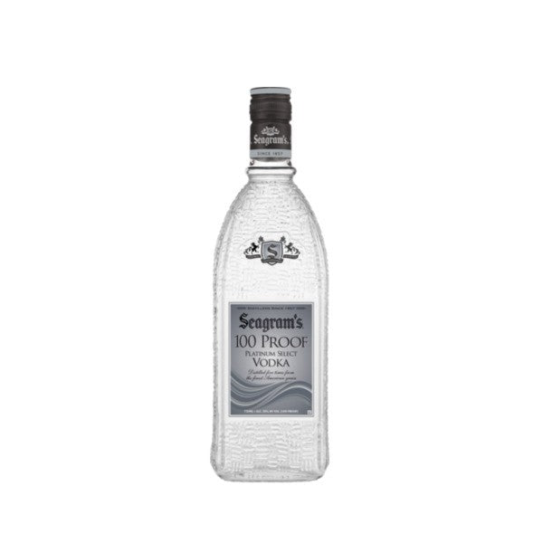 Seagram's - 100 Proof Platinum Select Vodka 750ml