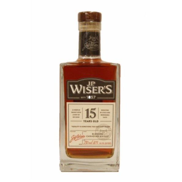 JP Wiser's 15 Years Old Blended Canadian Whisky 750ml