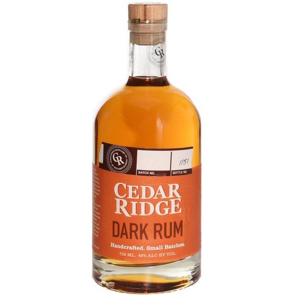 Cedar Ridge Dark Rum 750ml