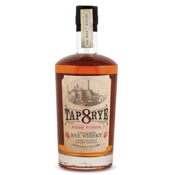 Tap 8 Rye Sherry Finished Canadian Rye Whisky (750ml) Kings Wine and ...