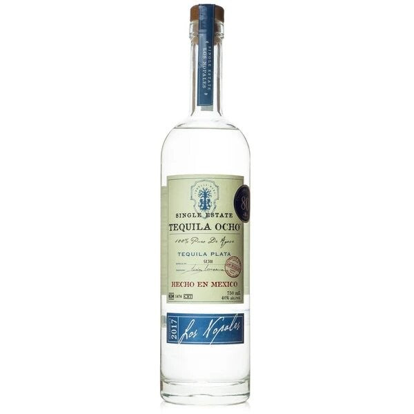 Tequila Ocho Single Estate Plata Tequila (750ml) Kings Wine and Spirits