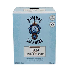 Bombay Sapphire Gin & Light Tonic (4pk)